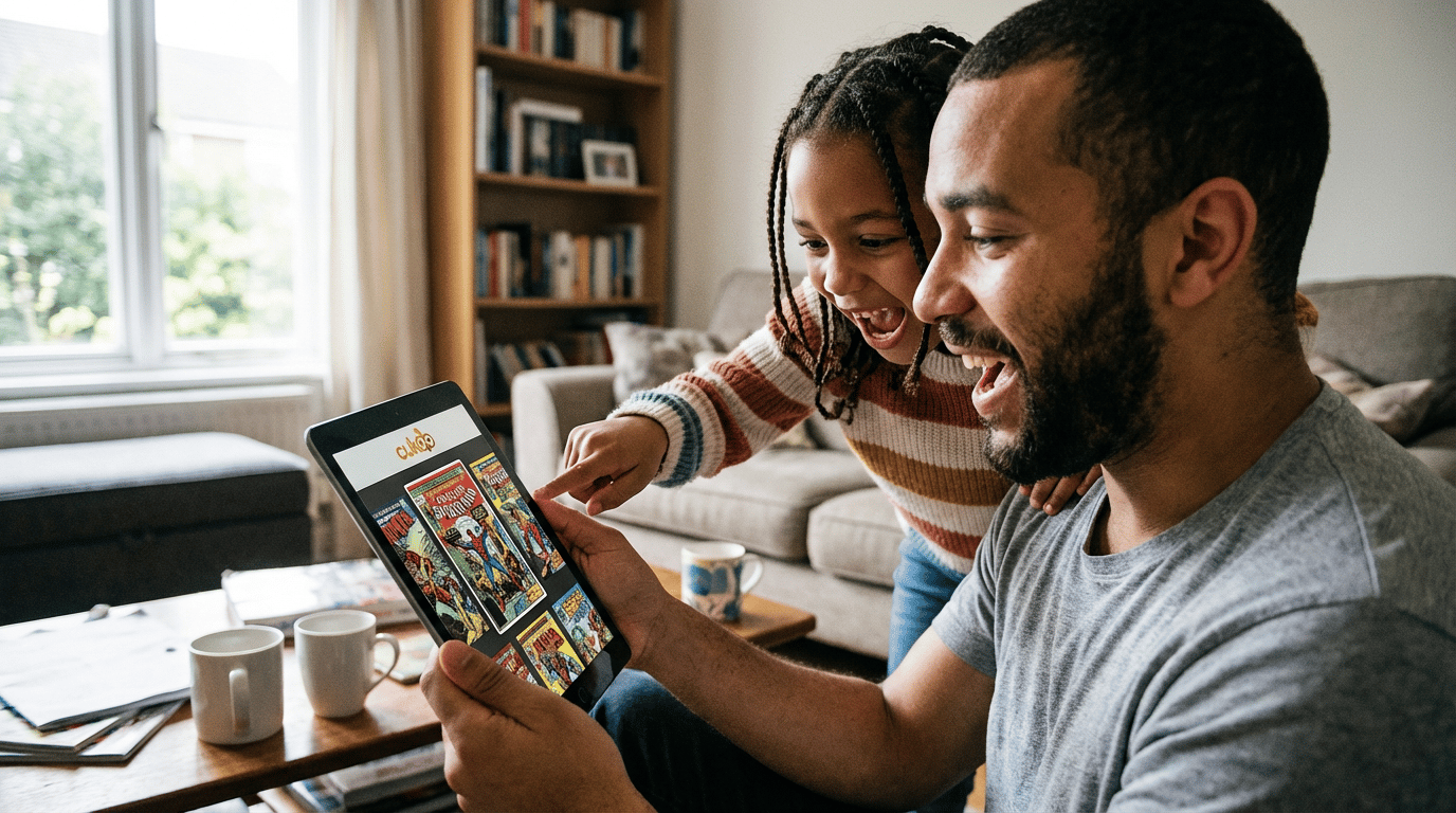 Watching and bidding on comics